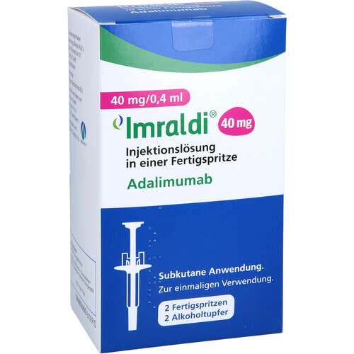 Imraldi 40 mg/0.4 ml Inj.-Lösung i.e.Fertigspritze, 2 Stk., Orifarm GmbH
