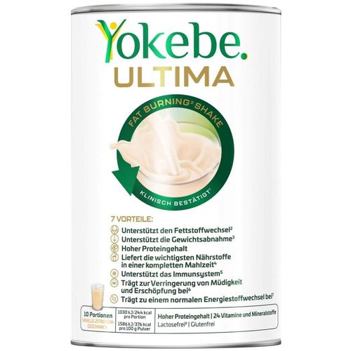 Yokebe Ultima Fat Burning Shake NF, 400 g, Naturwohl Pharma GmbH