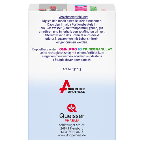 Doppelherz Omni Pro 10 system, 20 Stk., Queisser Pharma GmbH & Co. KG