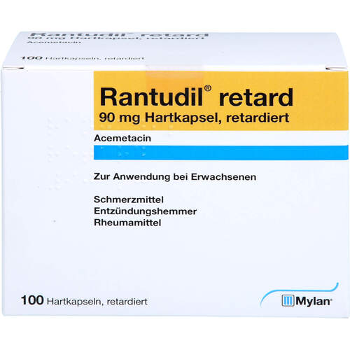 Rantudil retard Kapseln, 100 Stk., Orifarm GmbH