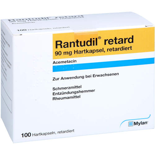 Rantudil retard Kapseln, 100 Stk., Orifarm GmbH
