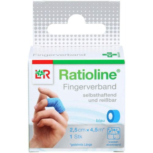 Ratioline selbsthaft.Fingerver.blau 2.5cmx4.5 m, 1 Stk., Lohmann & Rauscher GmbH & Co. KG