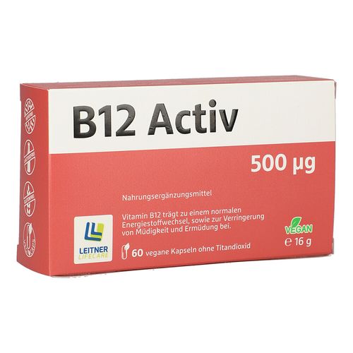 B12 Activ 500ug Kapseln, 60 Stk., Leitner Lifecare GmbH