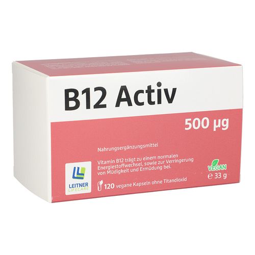 B12 Activ 500ug Kapseln, 120 Stk., Leitner Lifecare GmbH