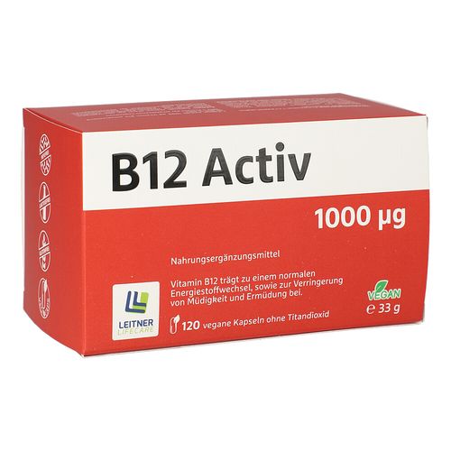 B12 Activ 1000ug Kapseln, 120 Stk., Leitner Lifecare GmbH