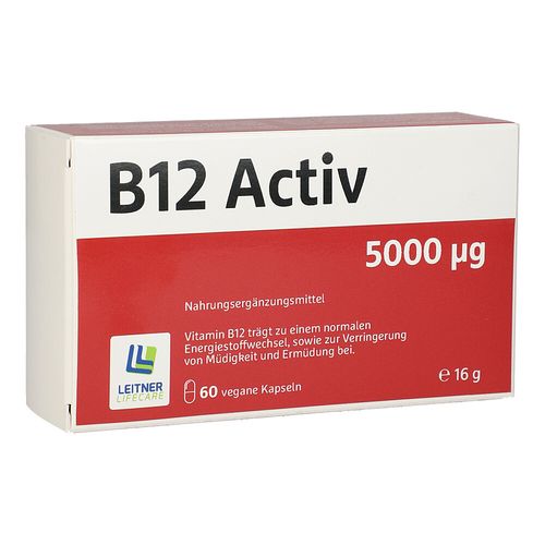 B12 Activ 5000ug Kapseln, 60 Stk., Leitner Lifecare GmbH