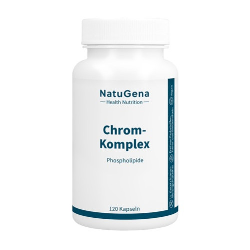 Chrom-Komplex hochdosiert+ Lecithin vegan, 120 Stk., NatuGena GmbH