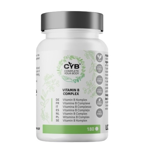 CYB Vitamin B-Komplex hochdosiert 100 % vegan, 180 Stk., MedGoNET GmbH