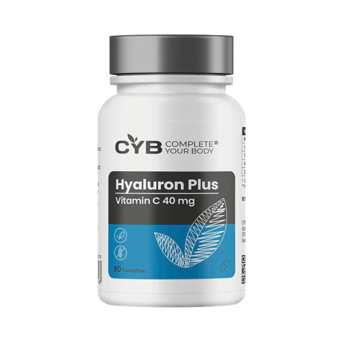 CYB Hyaluron Plus Vitamin C + B12 + Zink vegan, 90 Stk., MedGoNET GmbH