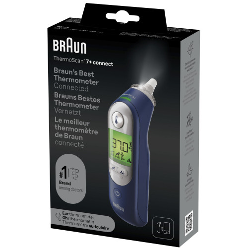BRAUN ThermoScan7+ Connect Ohrthermometer, 1 Stk., Kaz Europe Sa