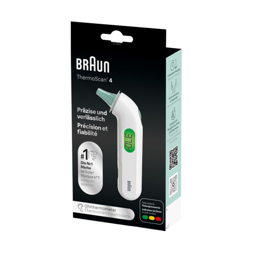 Braun ThermoScan 4 Ohrthermometer, 1 Stk., Kaz Europe Sa
