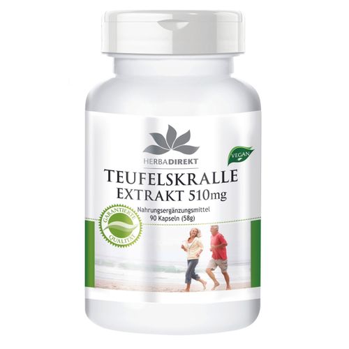 Teufelskralle Extrakt 510 mg, 90 Stk., Warnke Vitalstoffe GmbH