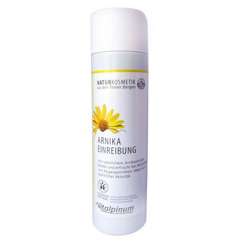 Arnika Einreibung Naturkosmetik - Vitalpinum, 250 ml, Gr&uuml;ner Pharmavertrieb