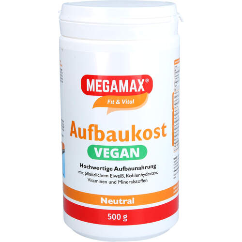 Aufbaukost vegan Neutral MEGAMAX, 500 g, Megamax B.V.