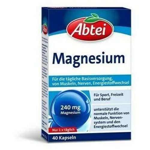 Abtei Magnesium 240mg TF DE/AT, 40 Stk., Perrigo Deutschland GmbH