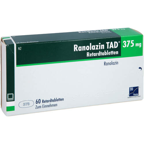 Ranolazin TAD 375 mg Retardtabletten, 60 Stk., TAD Pharma GmbH