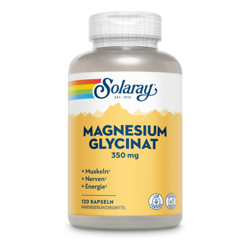 Magnesium Glycinat 350 Solaray, 120 Stk., Supplementa GmbH