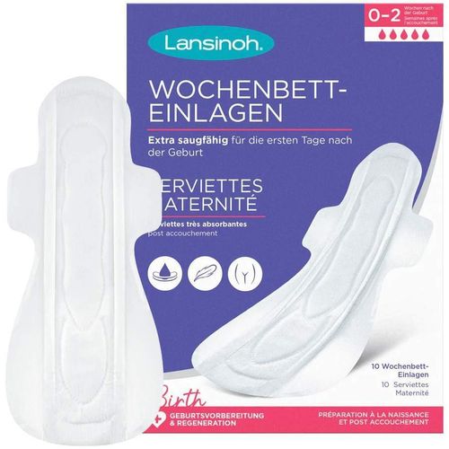 Lansinoh Wochenbett-Einlagen 0-2 Wochen 10 St., 10 Stk., Lansinoh Laboratories Inc. Niederlassung Deutschland