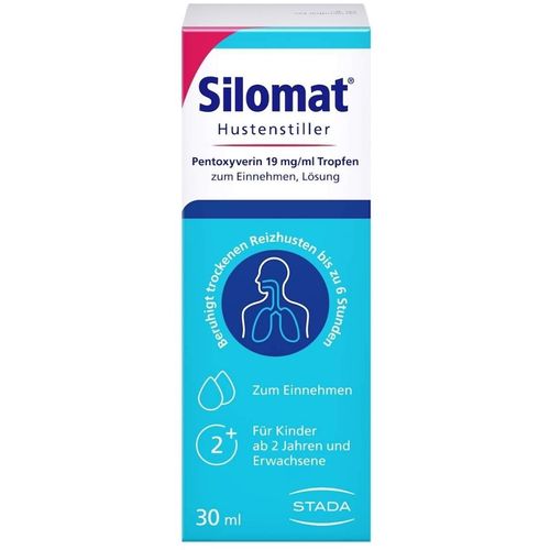 Silomat Hustenstiller Pentoxyverin 19mg/ml Tropfen, 30 ml, STADA Consumer Health Deutschland GmbH