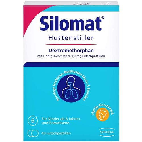 Silomat Hustenstiller DMP m.Honig-Geschmack 7.7 mg, 40 Stk., STADA Consumer Health Deutschland GmbH