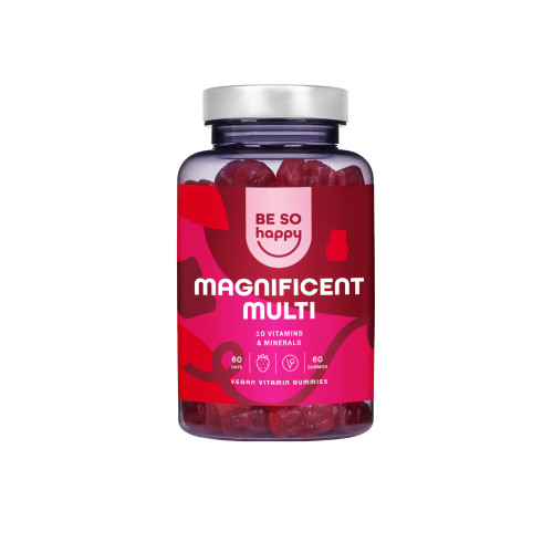 Be So Happy Multivitamin-Fruchtgummi vegan, 60 Stk., SENSILAB d.o.o.