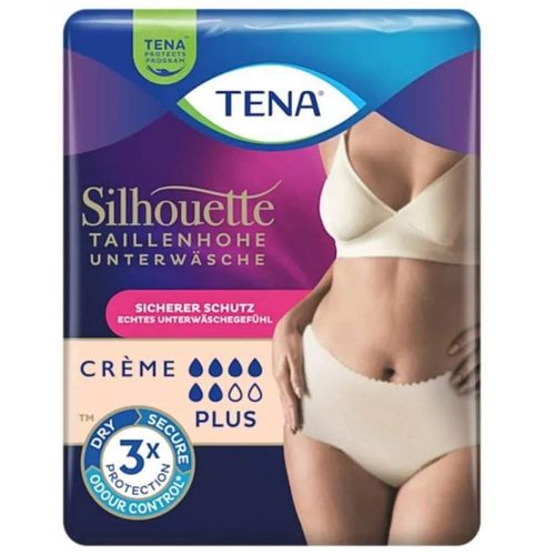 TENA Silhouette Plus Creme M Inkontinenz Pants, 9 Stk., Essity Germany GmbH