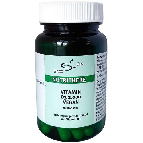 VITAMIN D3 2.000 VEGAN, 90 Stk., 11 A Nutritheke GmbH