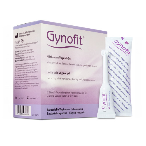 Gynofit Vaginal-Gel mit Milchs&auml;ure, 12x5 ml, Tentan Deutschland GmbH