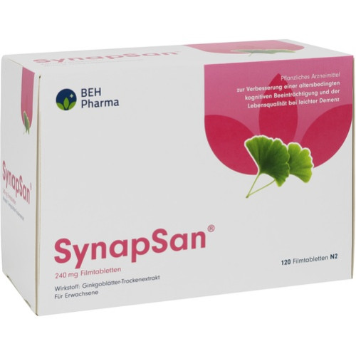 SynapSan 240 mg Filmtabletten, 120 Stk., BEH Pharma GmbH