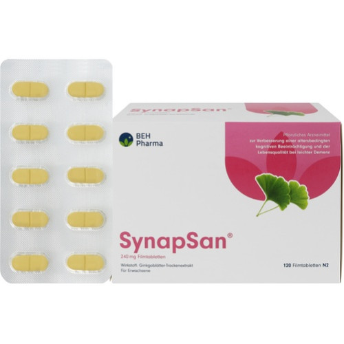 SynapSan 240 mg Filmtabletten, 120 Stk., BEH Pharma GmbH