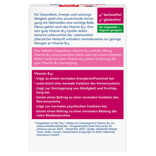 Doppelherz Vitamin B12 500, 30 Stk., Queisser Pharma GmbH & Co. KG