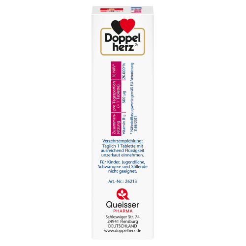 Doppelherz Vitamin B12 500, 120 Stk., Queisser Pharma GmbH & Co. KG