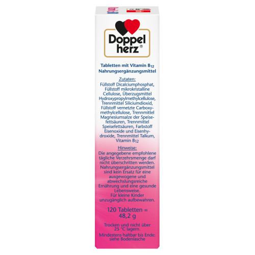 Doppelherz Vitamin B12 500, 120 Stk., Queisser Pharma GmbH & Co. KG
