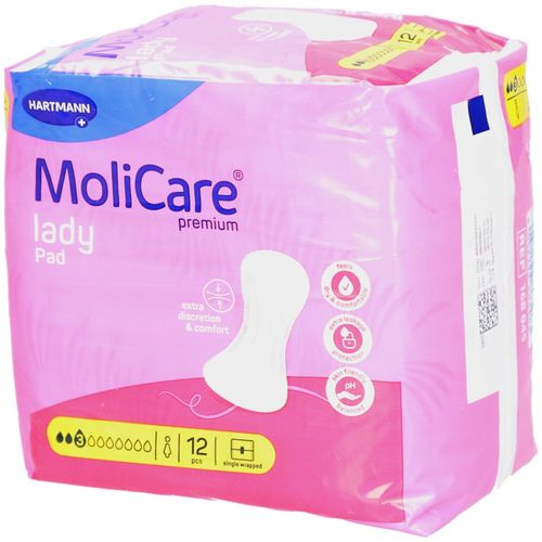 MoliCare Premium lady Pad 3 Tropfen, 12 Stk., Paul Hartmann AG