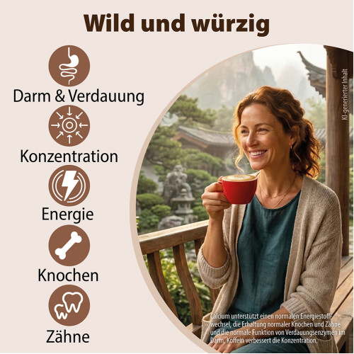 Chi-Cafe proactive Kaffee mit Akazienfaser Guarana Reishi, 360 g, Dr. Jacob's Medical GmbH