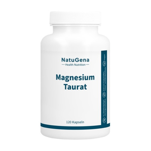 Magnesium Taurat hochdosiert + vegan, 120 Stk., NatuGena GmbH
