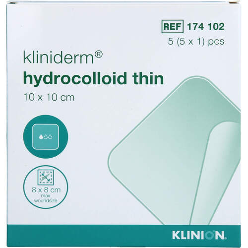 Hydrokolloid-Verband dünn 10x10cm, 5 Stk., Acti Medi GmbH