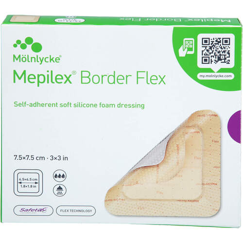 Mepilex Border Flex 7.5x7.5 cm, 5 Stk., Acti Medi GmbH