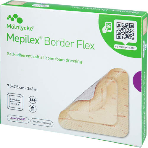Mepilex Border Flex 7.5x7.5 cm, 5 Stk., Acti Medi GmbH
