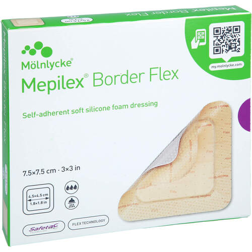Mepilex Border Flex 7.5x7.5 cm, 5 Stk., Acti Medi GmbH