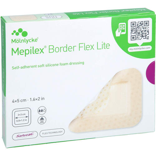 Mepilex Border Flex Lite 4 x 5 cm, 10 Stk., Acti Medi GmbH
