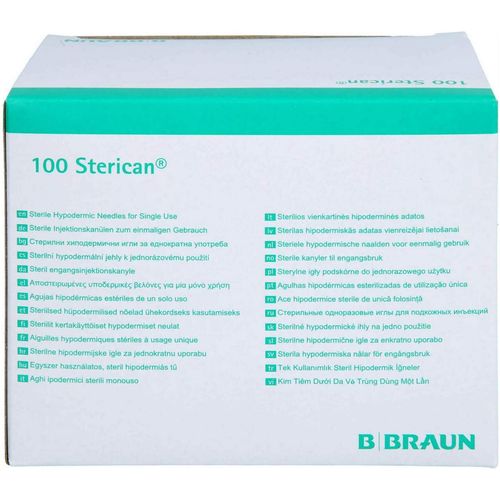 Sterican 27G 12 mm Einmalkan&uuml;le, 100 Stk., B. Braun Melsungen AG