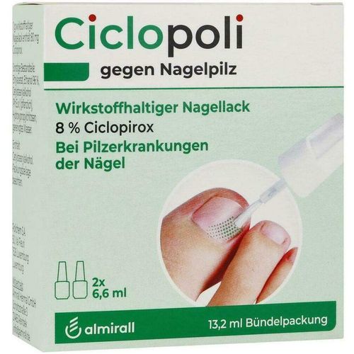 Ciclopoli gegen Nagelpilz, 2x6,6 ml, Almirall Hermal GmbH