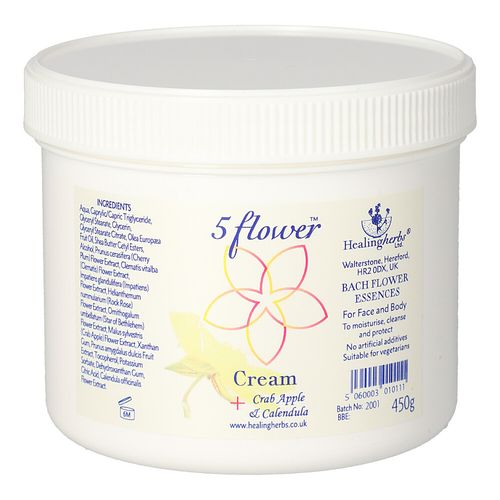 5 Flower Notfallcreme Healing Herbs, 450 g, Leitner Lifecare GmbH