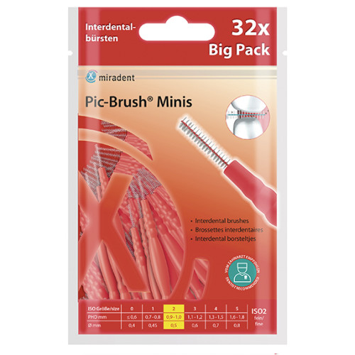 miradent PIC-BRUSH MINIS ISO 2, 32 Stk., Hager Pharma GmbH