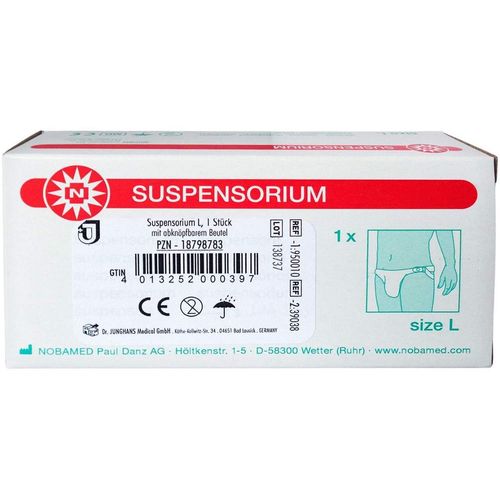 Suspensorium mit abkn&ouml;pfbarem Beutel Gr. L, 1 Stk., Dr. Junghans Medical GmbH