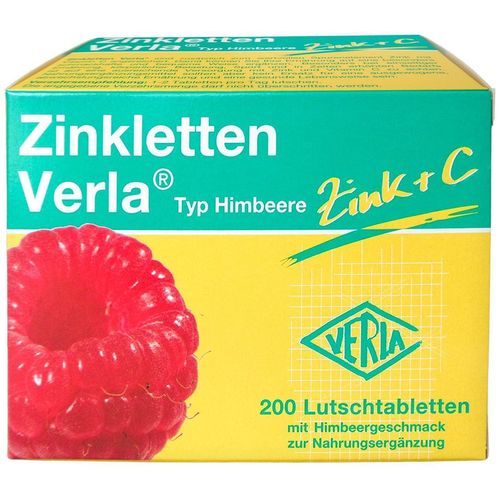Zinkletten Verla Himbeere, 200 Stk., Verla-Pharm Arzneimittel GmbH & Co. KG