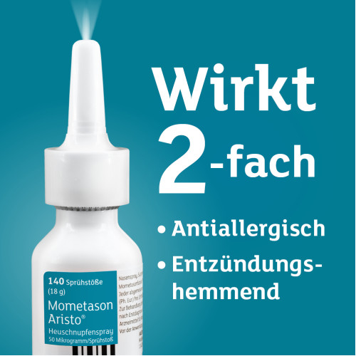 Mometason Aristo Heuschnupfenspray 50 ug/Spr&uuml;hsto&szlig;, 18 g, Aristo Pharma GmbH