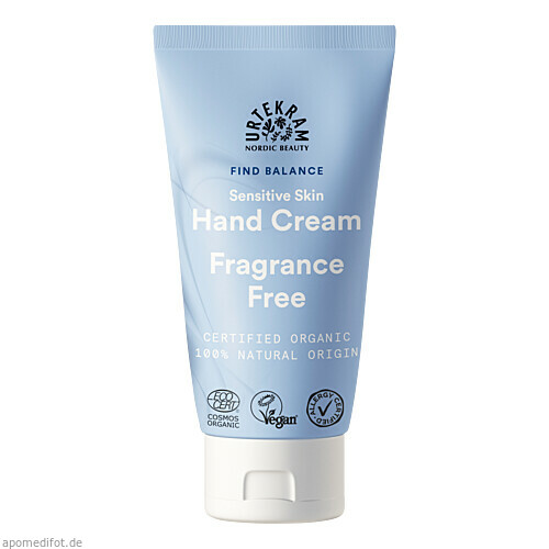 Urtekram Fragrance Free Hand Cream, 75 ml, Midsona Deutschland GmbH