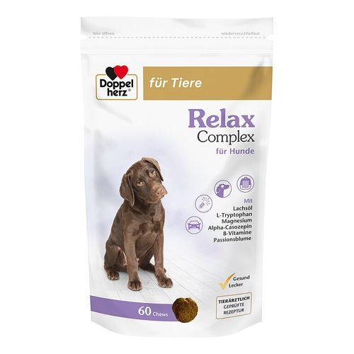 Doppelherz für Tiere Relax Complex für Hunde, 60 Stk., Queisser Pharma GmbH & Co. KG Doppelherz für Tiere Relax Complex für Hunde, 60 Stk., Queisser Pharma GmbH & Co. KG